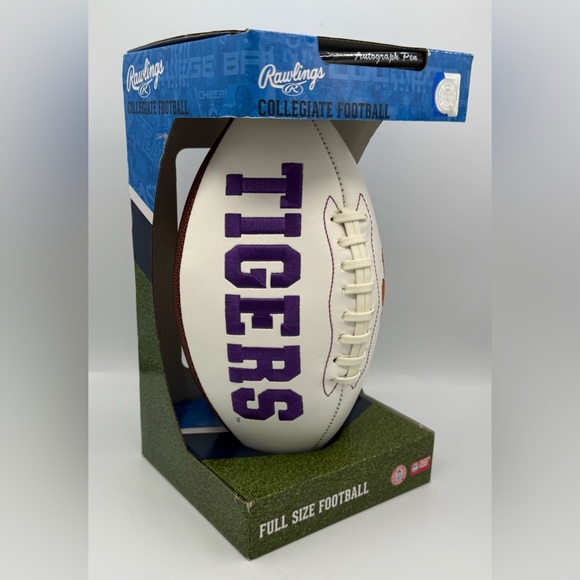 Rawlings Signature Series NCAA Clemson Tigers Autograph Full Size Football New - Picture 1 of 5